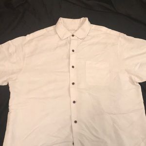 Caribbean White Floral Hawaiian shirt